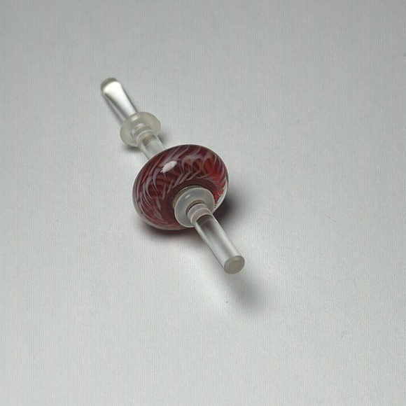 Trollbeads Red Feather Glass Bead - Picture 6 of 7